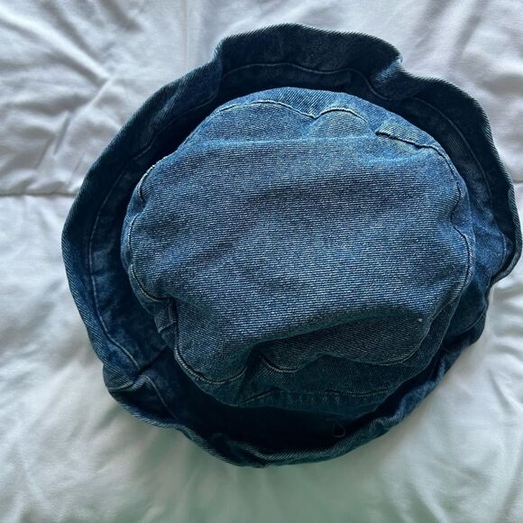 Offer a Price Vintage Collectif Bucket Hat Blue Denim One Size 100% cotton - Picture 7 of 8